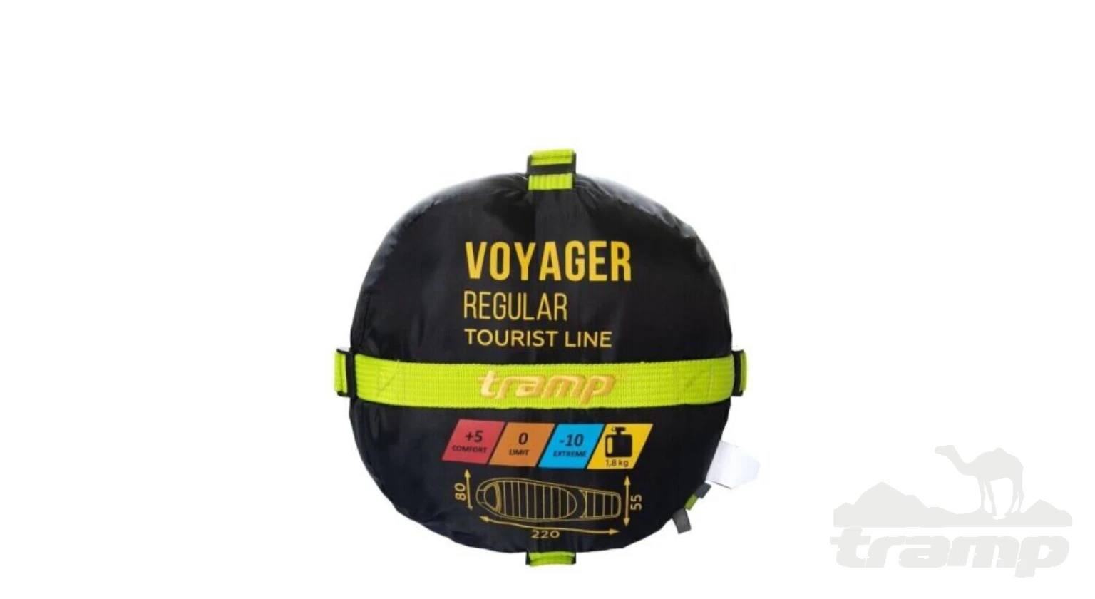 Спальные мешки Спальный мешок Tramp Voyager Compact (правый) 185*80*55 см (-10°C)