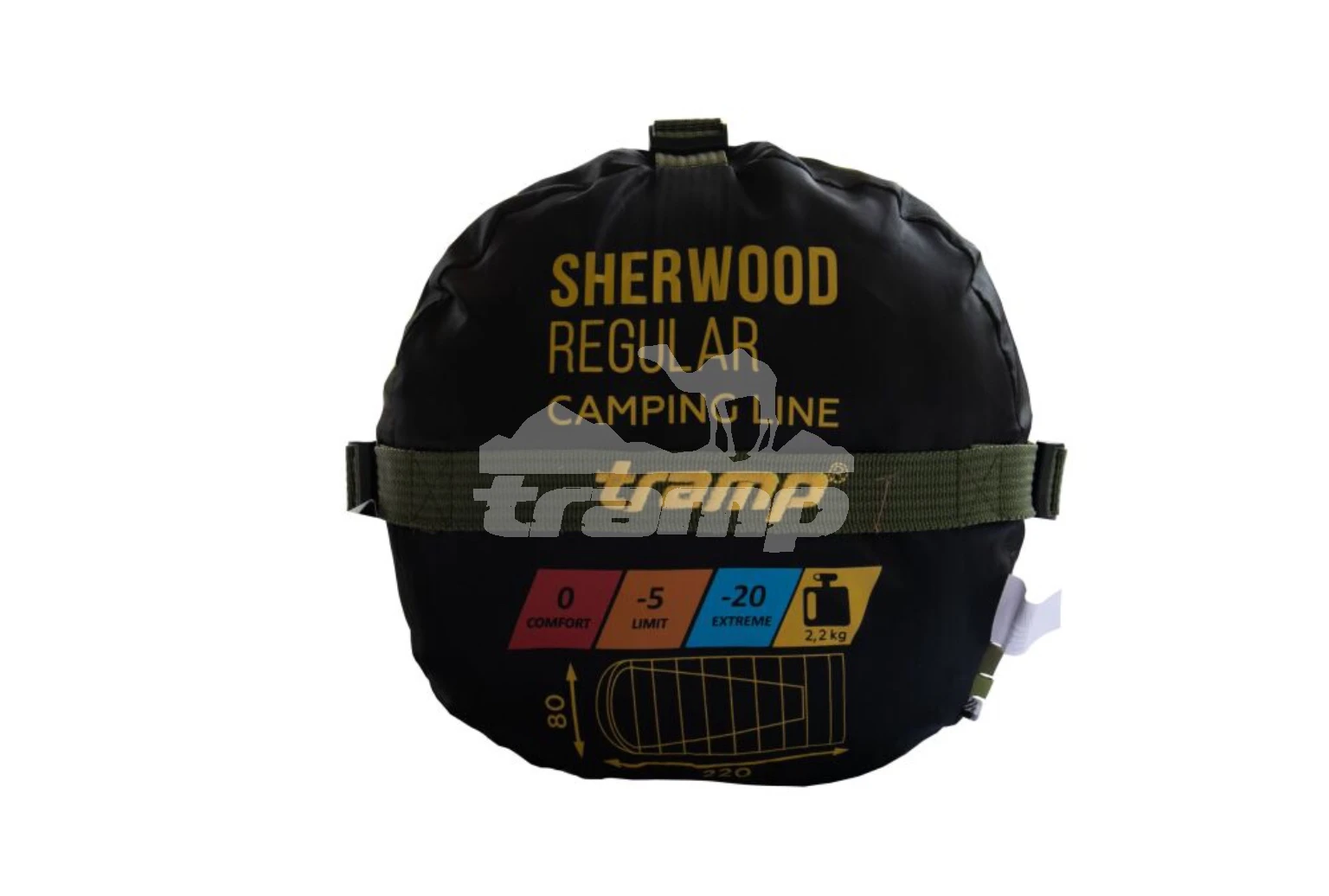 Спальные мешки Спальный мешок одеяло Tramp Sherwood Regular (правый) 220*80 см (-20°C)
