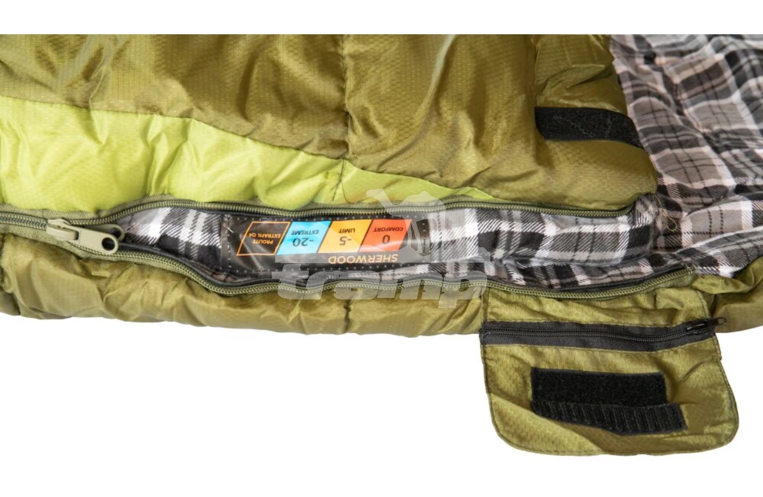 Спальные мешки Спальный мешок одеяло Tramp Sherwood Regular (правый) 220*80 см (-20°C)