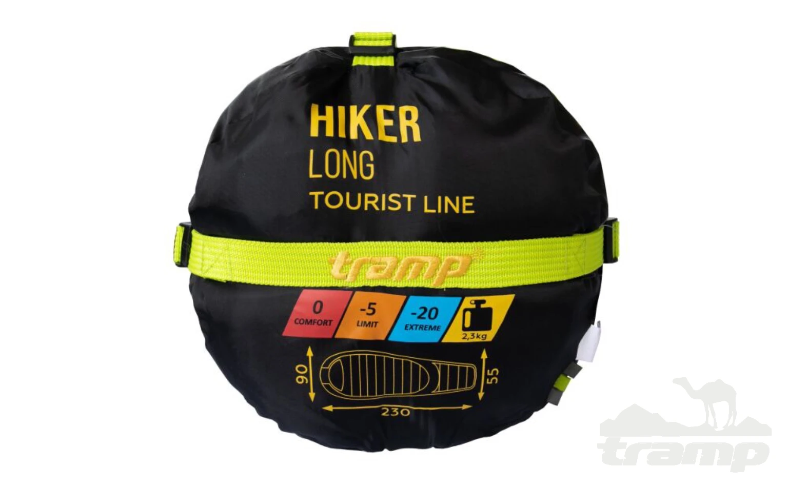 Спальные мешки Спальный мешок Tramp Hiker Long (левый) 230*90*55 см (-20°C)