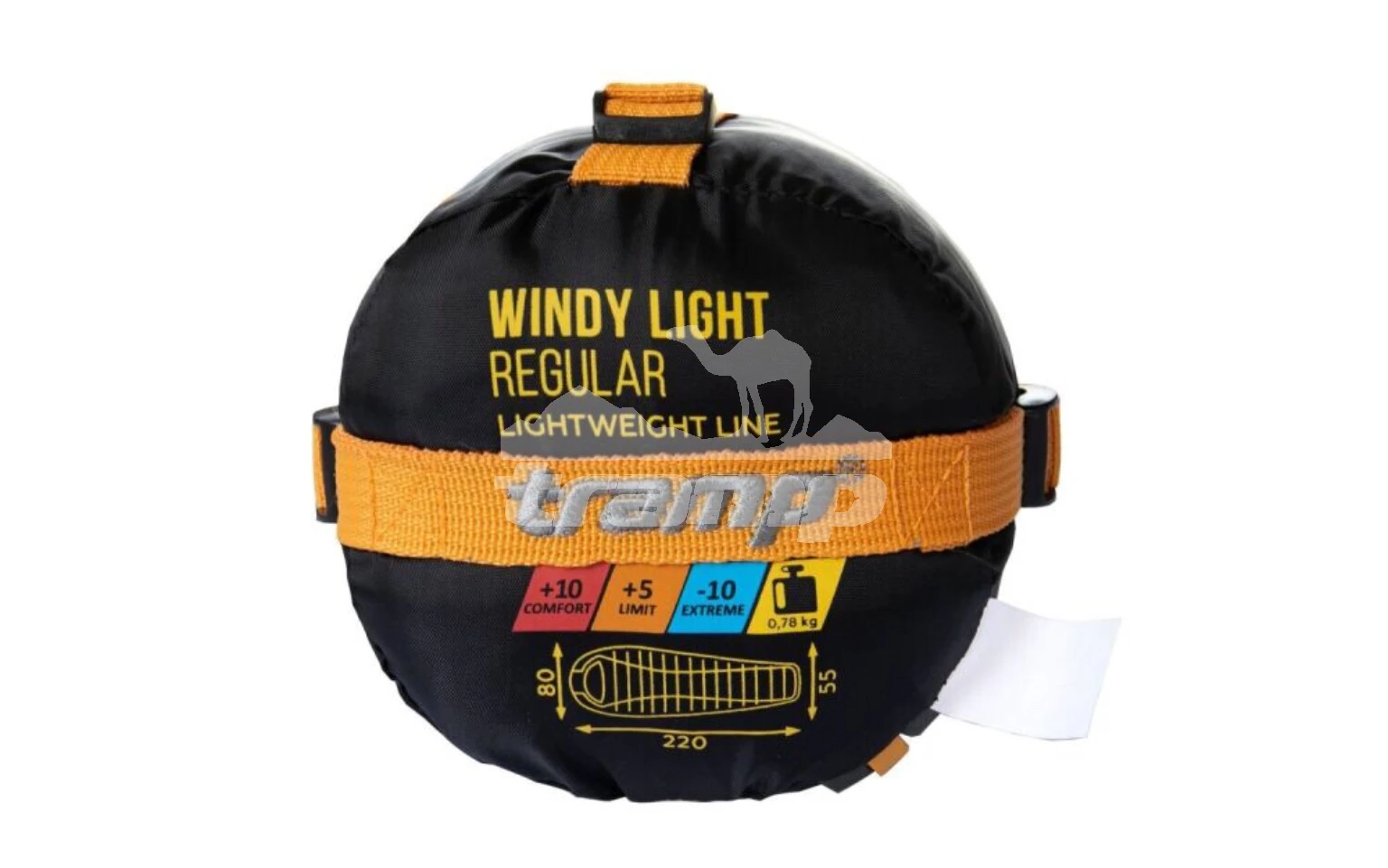 Спальные мешки Спальный мешок кокон Tramp Windy Light Regular (левый) 220*80*55 см (-10°C)