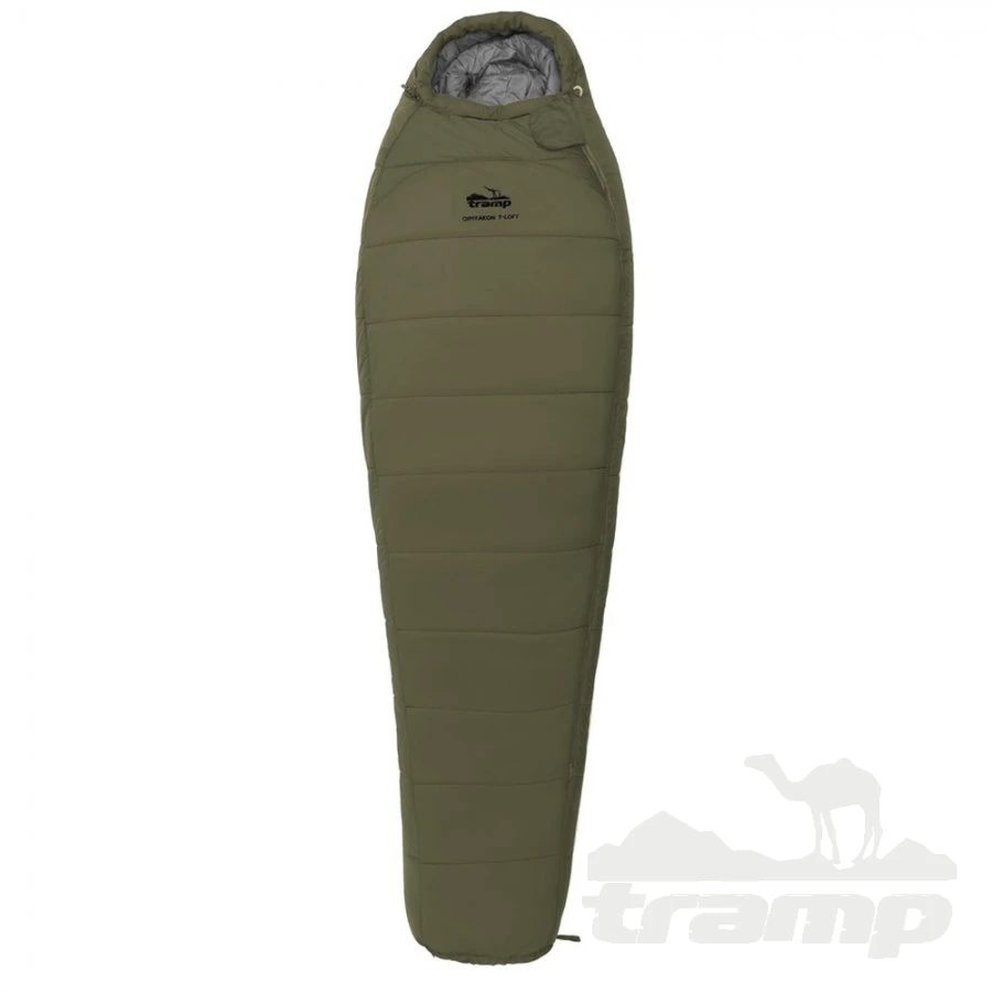 Спальные мешки Спальный мешок-кокон Tramp Oimyakon T-Loft Compact Olive (правый) TRS-048C