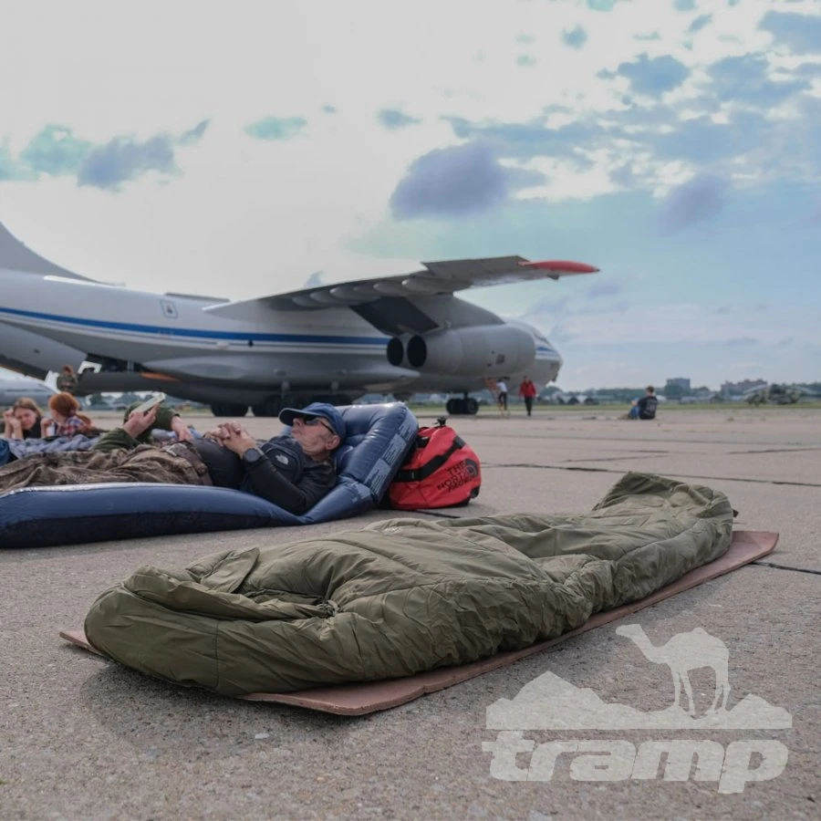 Спальные мешки Спальный мешок-кокон Tramp Fjord T-Loft Regular Olive (левый) TRS-049R