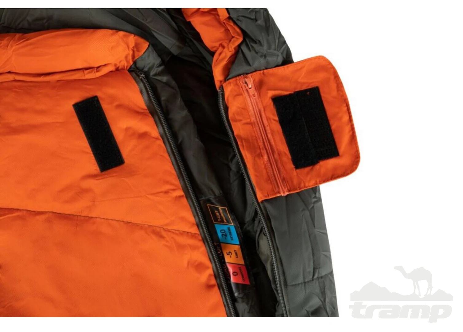 Спальные мешки Спальный мешок-кокон Tramp Fjord T-Loft Compact Olive (правый) TRS-049C