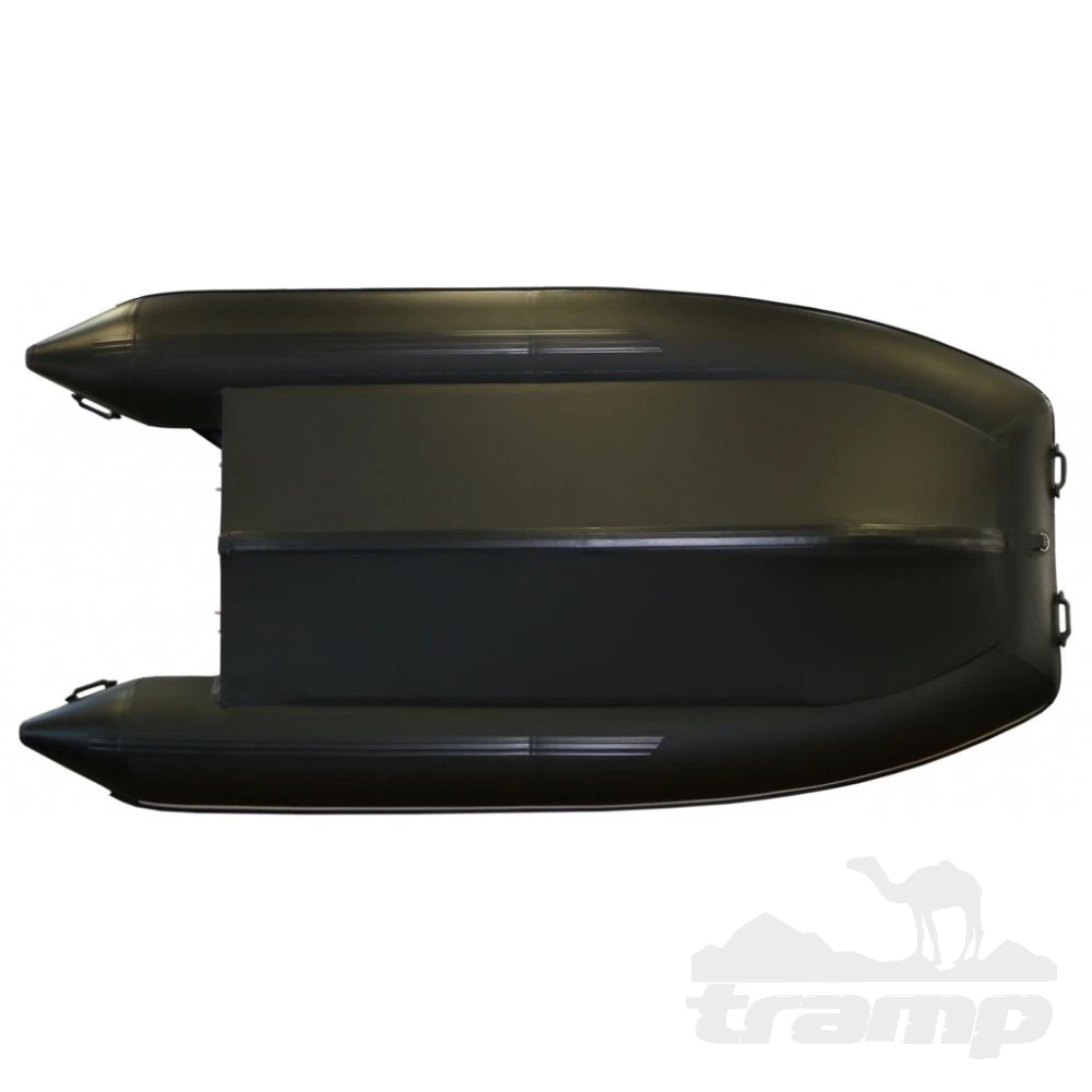 Лодки ПВХ Лодка Polar Bird 380E New Eagle Стеклокомпозит (черно-белый) модель 2025 г