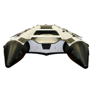 Лодка Polar Bird 380E New Eagle Стеклокомпозит (черно-белый) модель 2025 г