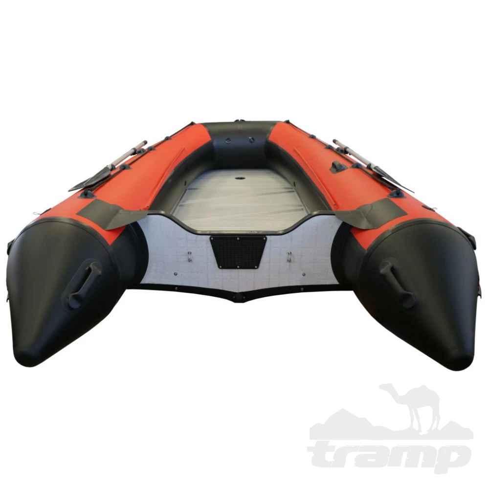 Лодки ПВХ Лодка Polar Bird 380E New Eagle Стеклокомпозит (черно-красный) модель 2025 г