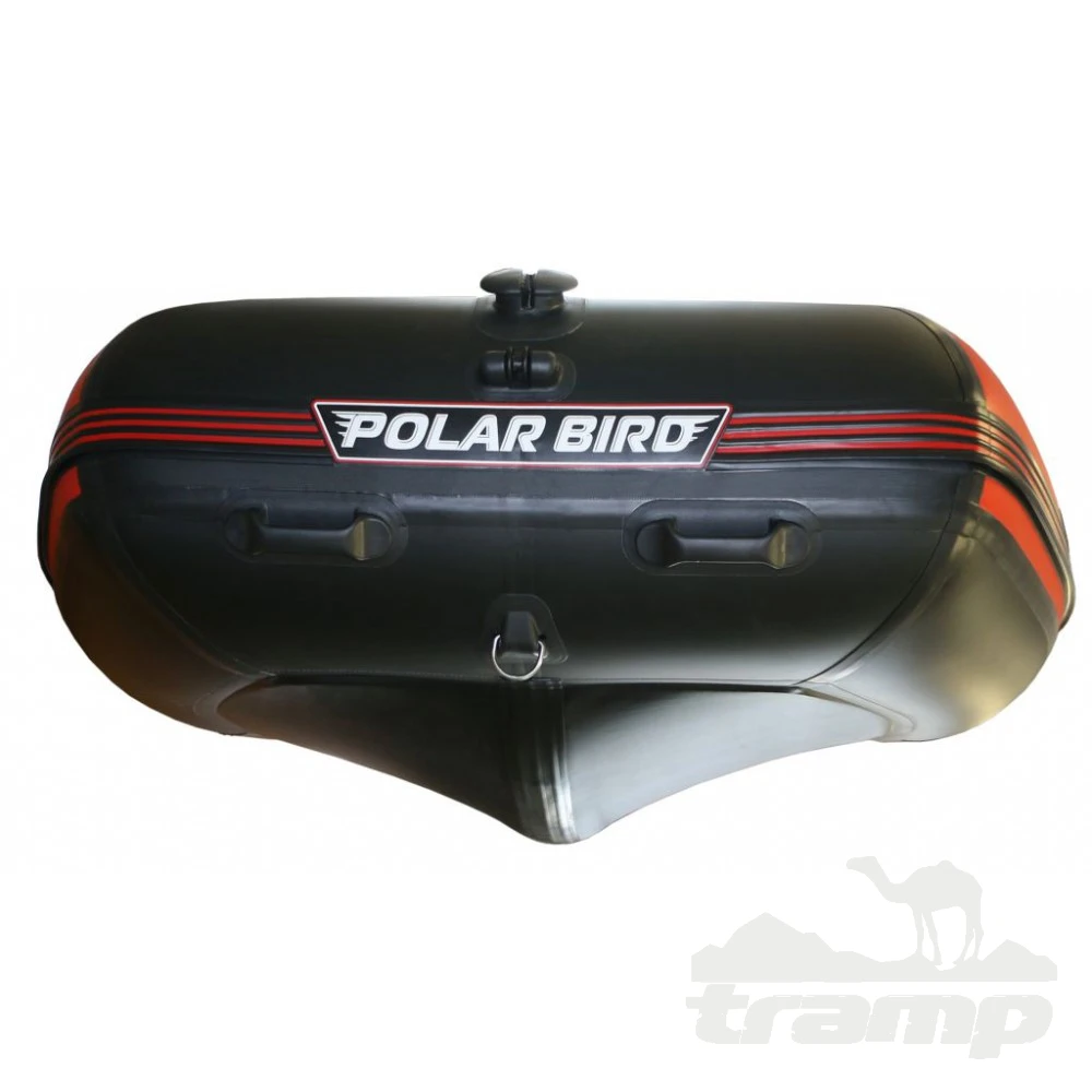 Лодки ПВХ Лодка Polar Bird 380E New Eagle Стеклокомпозит (черно-красный) модель 2025 г