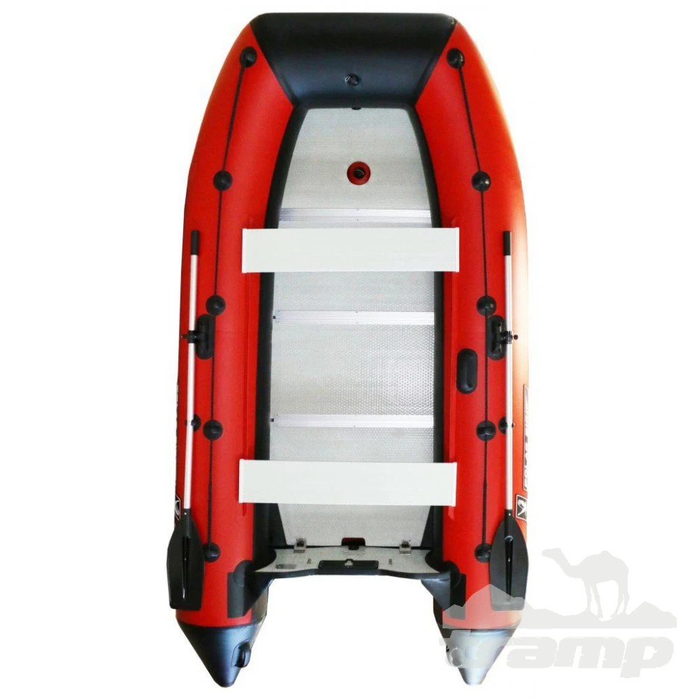 Лодки ПВХ Лодка Polar Bird 340М New Merlin | Стеклокомпозит | черно-красный |