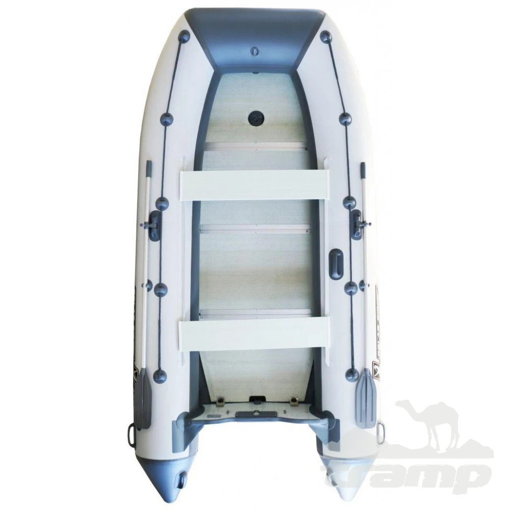 Лодки ПВХ Лодка Polar Bird 360М New Merlin | Стеклокомпозит | серо-белый |