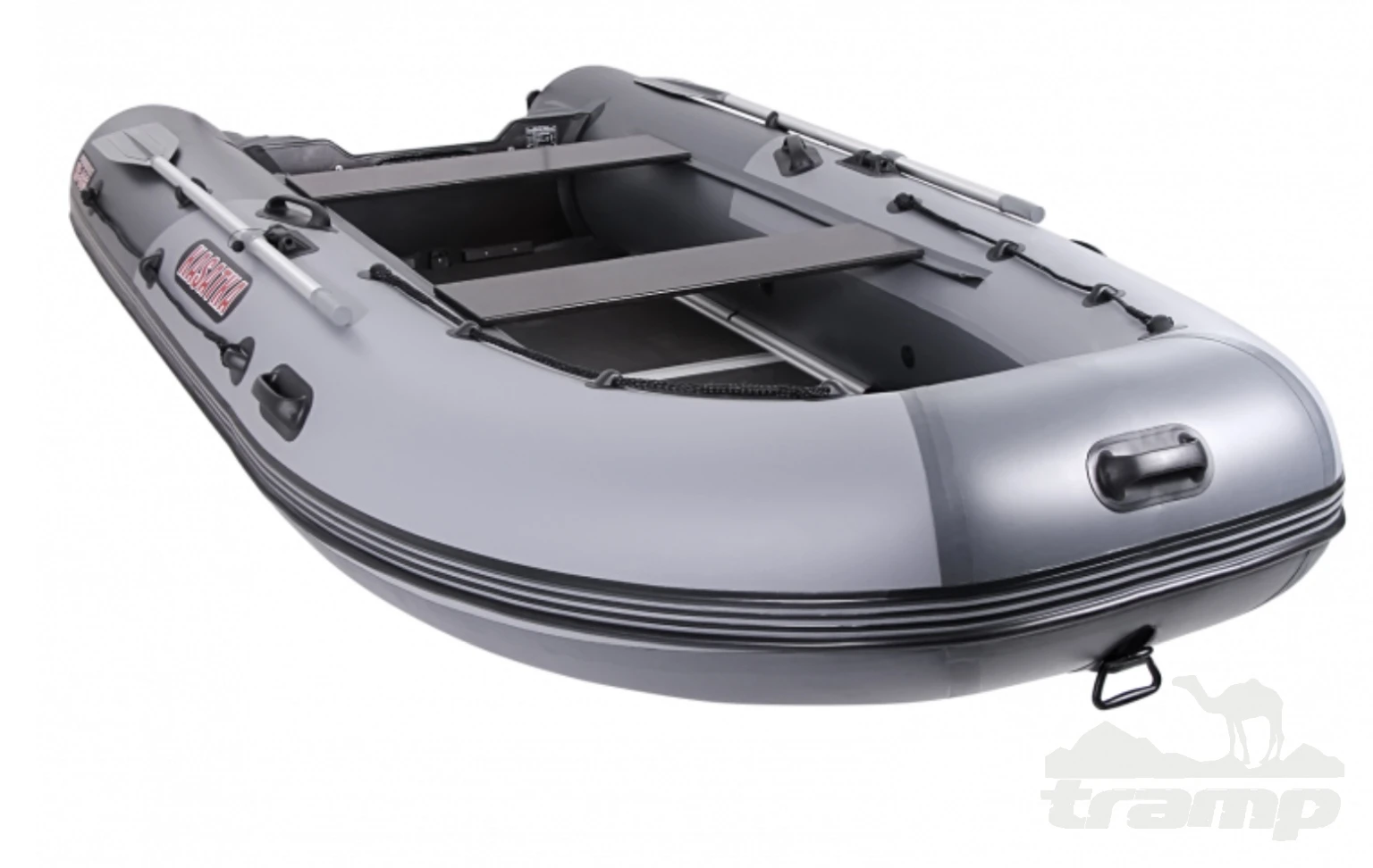 Лодки ПВХ Лодка Посейдон Касатка KS - 385 Marine (графитово - серый) модель 2026 г