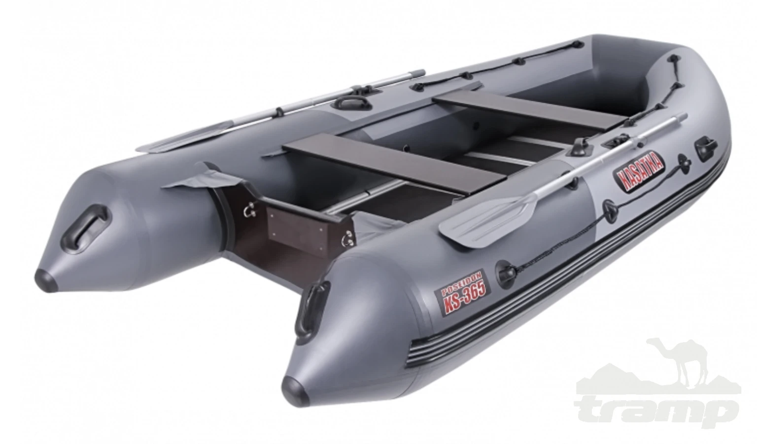 Лодки ПВХ Лодка Посейдон Касатка KS - 385 Marine (графитово - серый) модель 2026 г
