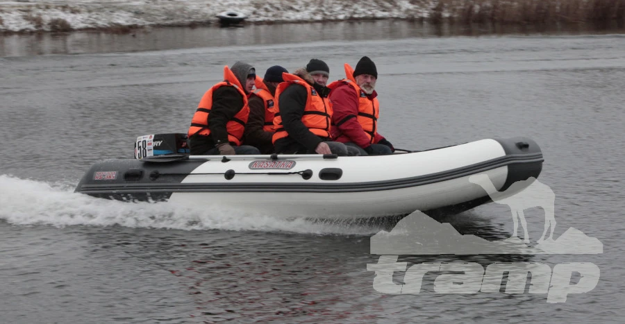 Лодки ПВХ Лодка Посейдон Касатка KS - 385 Marine (графитово - серый) модель 2026 г