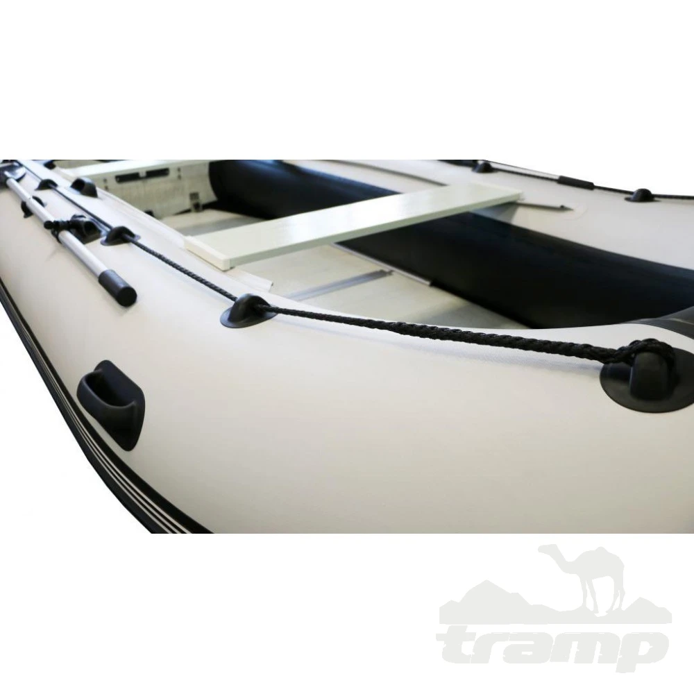 Лодки ПВХ Лодка Polar Bird 340М New Merlin | Стеклокомпозит | черно-белый |