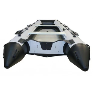 Лодка Polar Bird 360М New Merlin | Стеклокомпозит | черно-белый | модель 2025 г + рым/ролик