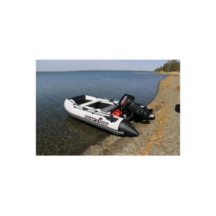 Лодка Polar Bird 360М New Merlin | Стеклокомпозит | черно-белый | модель 2025 г + рым/ролик