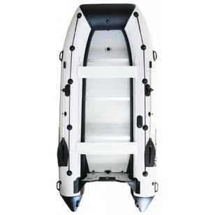 Лодка Polar Bird 360М New Merlin | Стеклокомпозит | черно-белый | модель 2025 г + рым/ролик