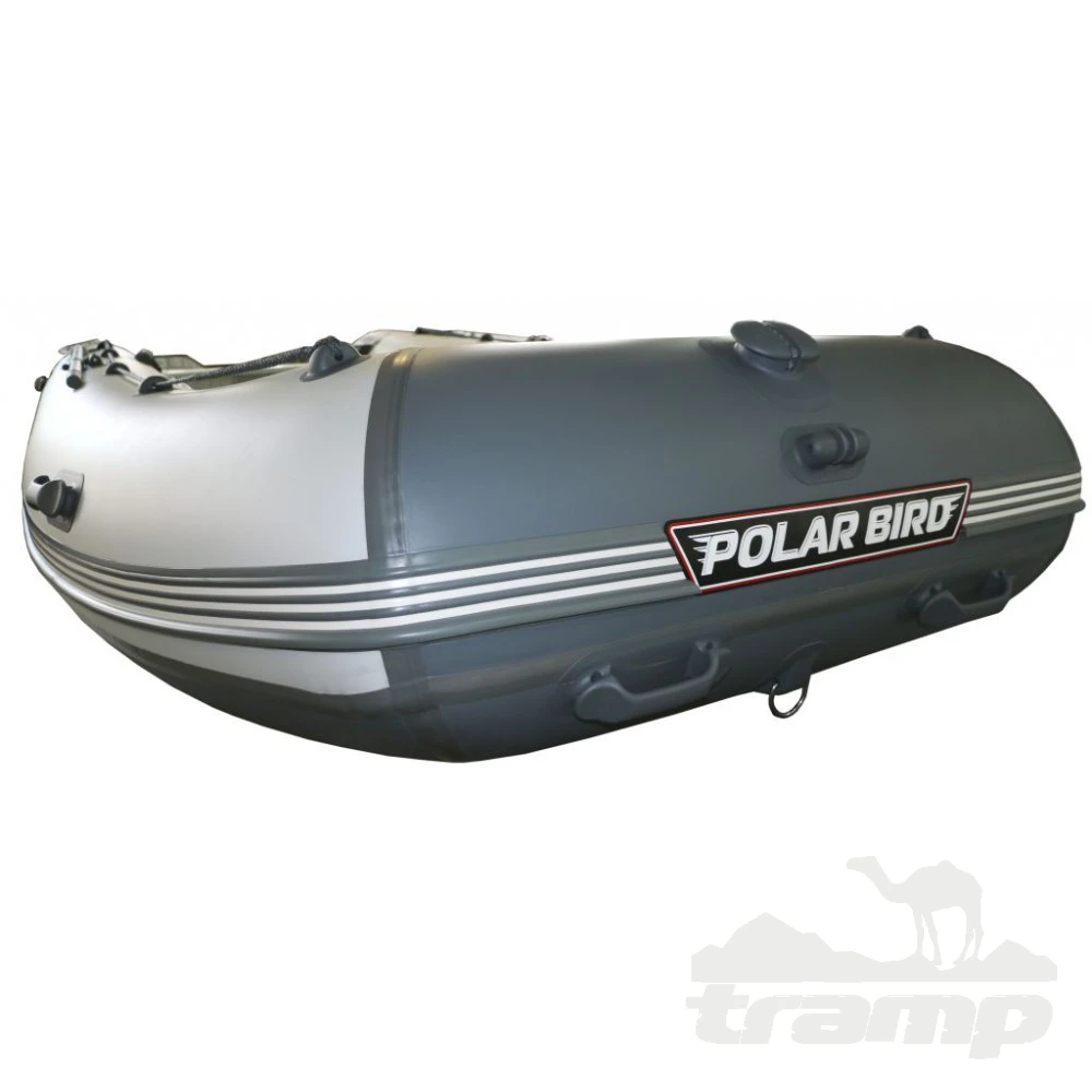 Лодки ПВХ Лодка Polar Bird 340М New Merlin | Стеклокомпозит | чёрно-серый |