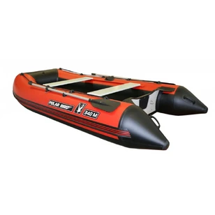 Лодка Polar Bird 360М New Merlin | Стеклокомпозит | черно-красный |