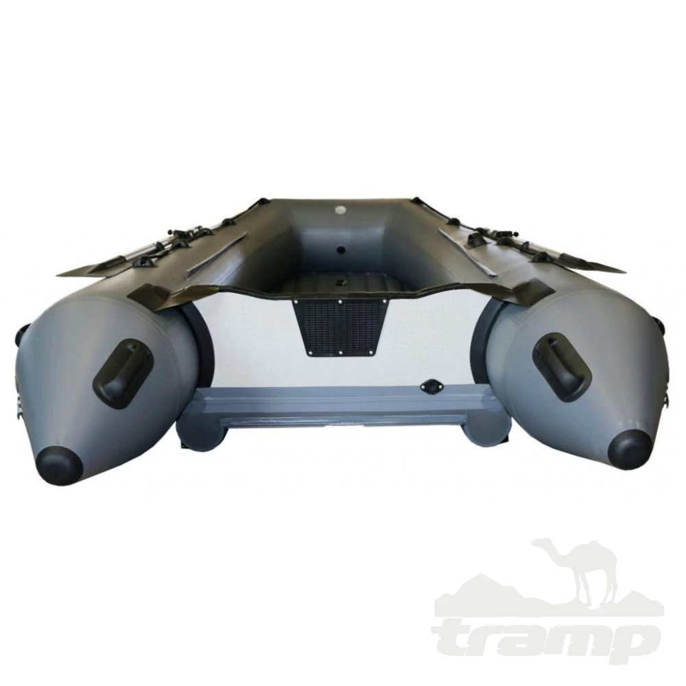 Лодки ПВХ Лодка Polar Bird 340M Merlin | НДНД | Стеклокомпозит | серо-белый | модель 2025 г + рым/ролик