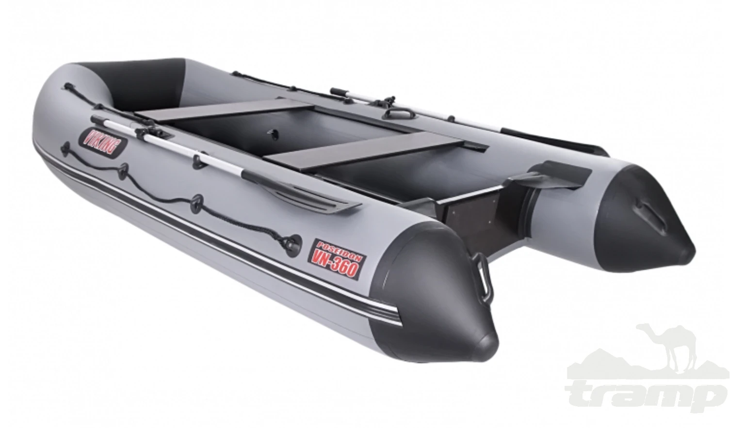 Лодки ПВХ Лодка Посейдон Викинг VN - 360 PRO (графитово - черный) модель 2026 г