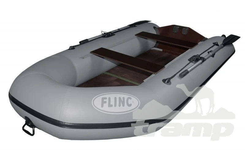 Лодки ПВХ Моторно-гребная лодка Flinc FT290K (Серый) модель 2025 г