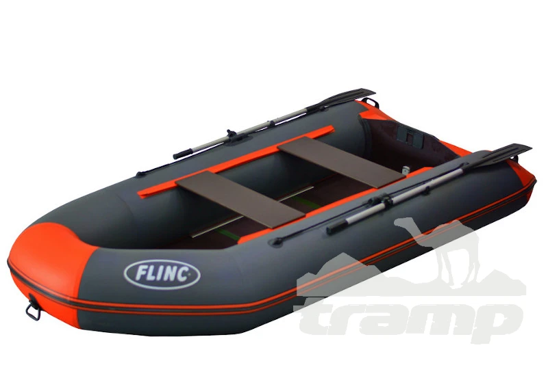 Лодки ПВХ Моторно-гребная лодка Flinc FT320K (графитово - оранжевый) модель 2025 г