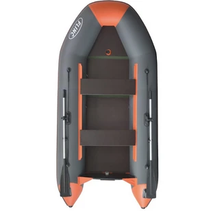 Моторно-гребная лодка Flinc FT320K (графитово - оранжевый) модель 2025 г