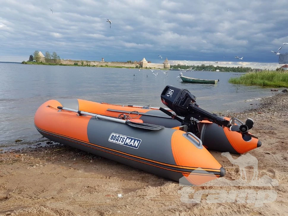 Лодки ПВХ Надувная лодка Boatsman BT330K (графитово-оранжевый) модель 2026 г