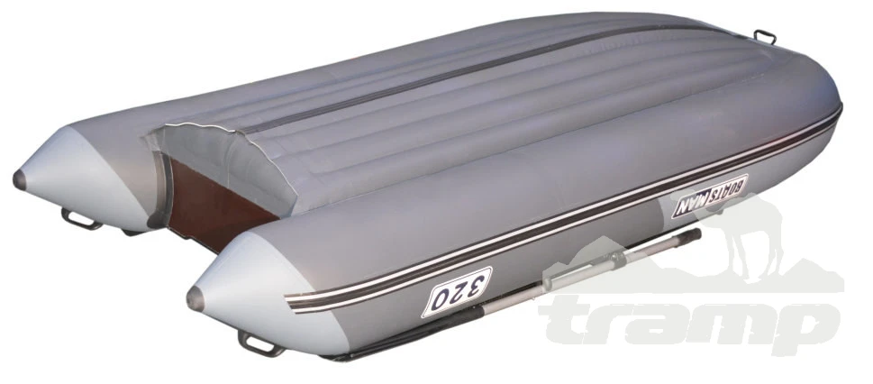 Лодки ПВХ Надувная лодка Boatsman BT340A (серо-графитовый)