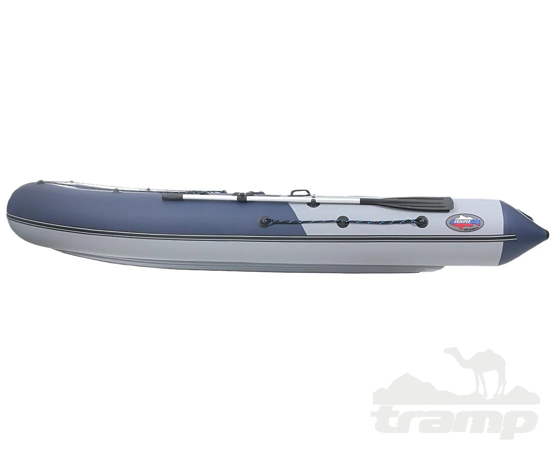 Лодки ПВХ Лодка Grouper GR 350 НДНД (серо - синий) модель 2025 г