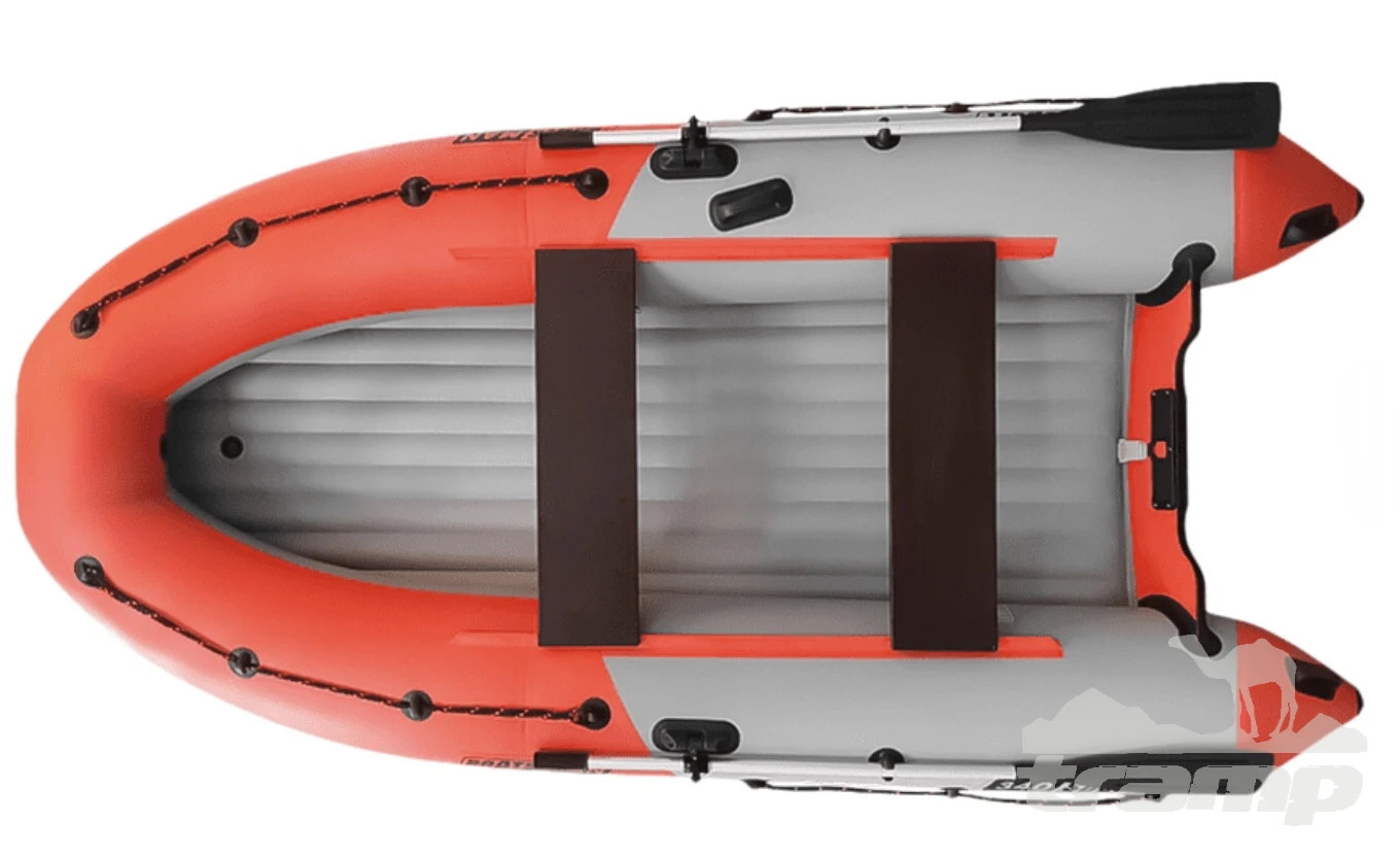 Лодки ПВХ Надувная лодка Boatsman BT340ASR Sport (серо - красный)