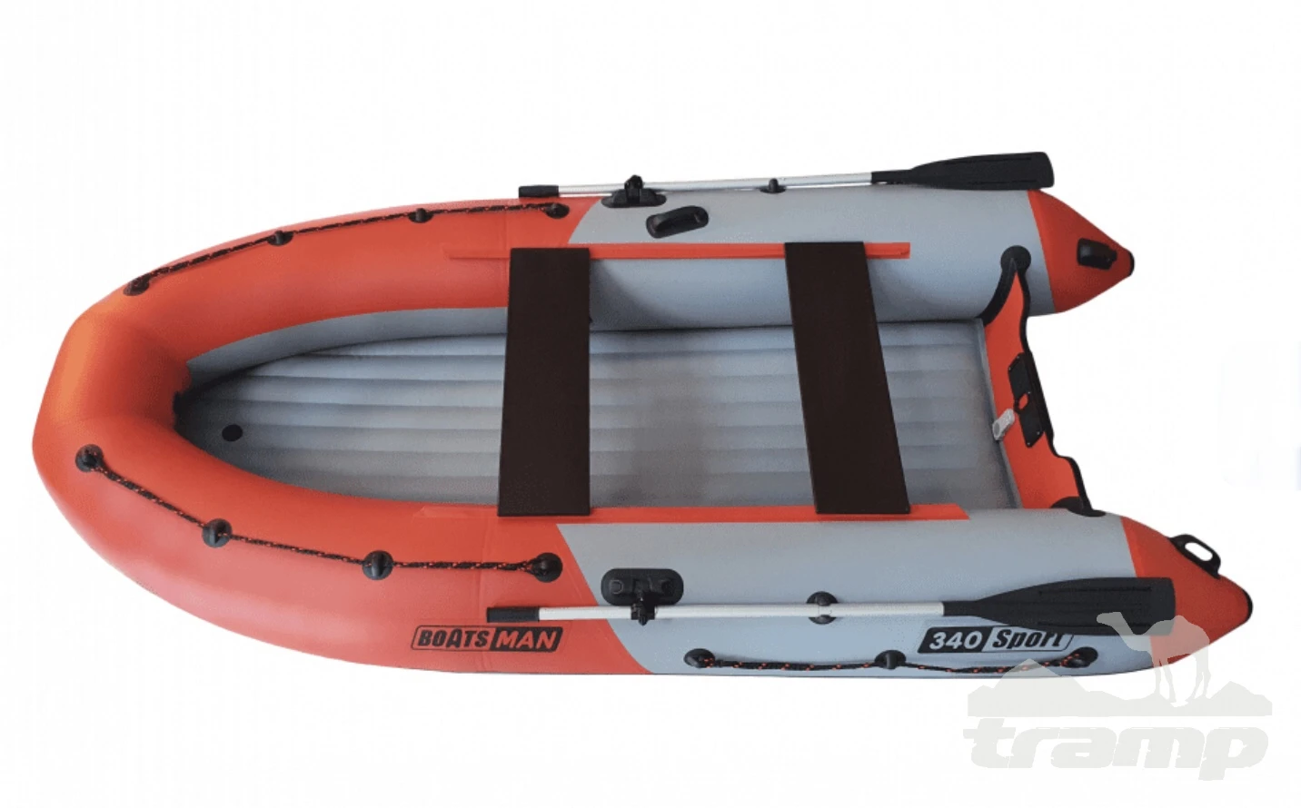 Лодки ПВХ Надувная лодка Boatsman BT340ASR Sport (серо - красный)