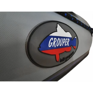Лодка Grouper GR 335W (кокпит 80 см) НДНД (серо - графитовый) модель 2025 г