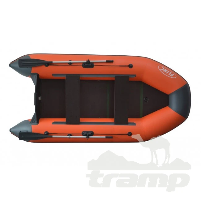 Лодки ПВХ Моторно-гребная лодка Flinc FT340К (графитово - оранжевый) модель 2025 г