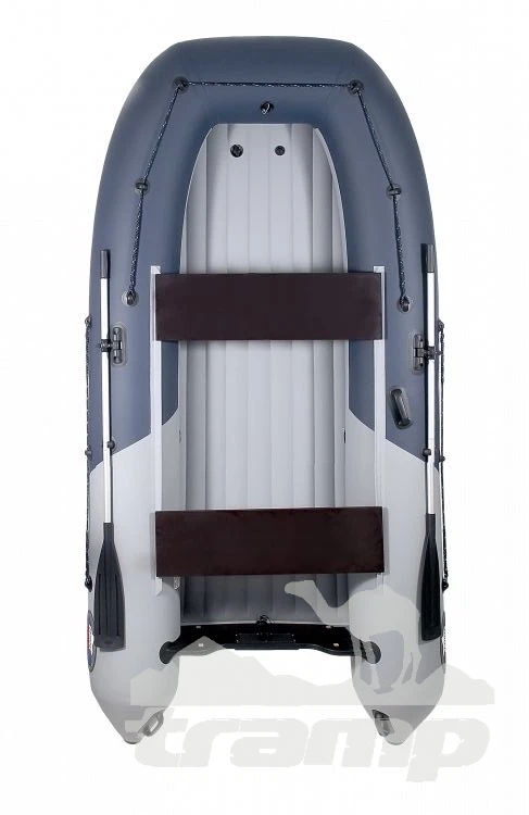 Лодки ПВХ Лодка Grouper GR 335W (кокпит 80 см) НДНД (серо - красный) модель 2025 г