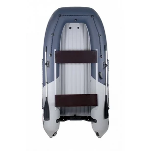 Лодка Grouper GR 335W (кокпит 80 см) НДНД (серо - красный) модель 2025 г