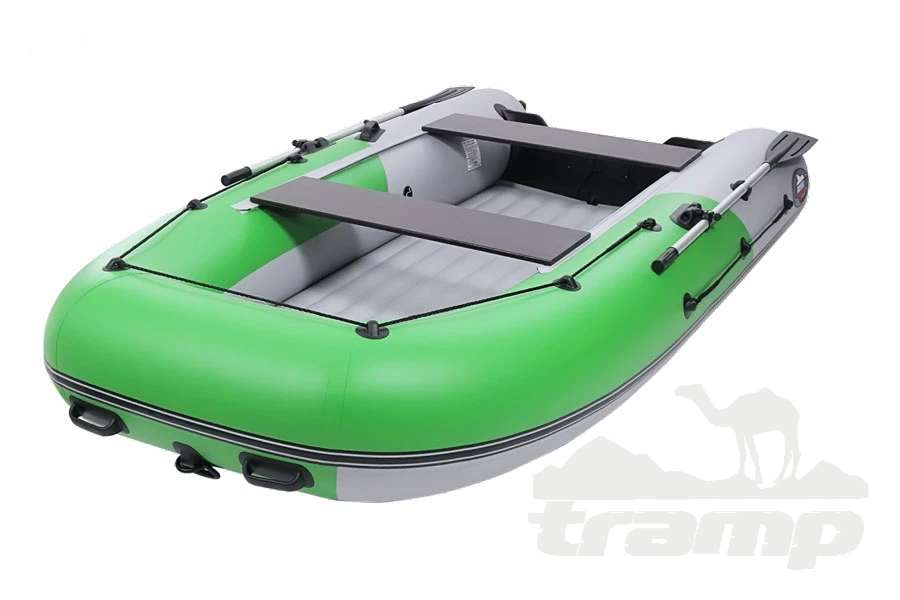 Лодки ПВХ Лодка Grouper GR 335W (кокпит 80 см) НДНД (серо - салатовый ) модель 2025 г