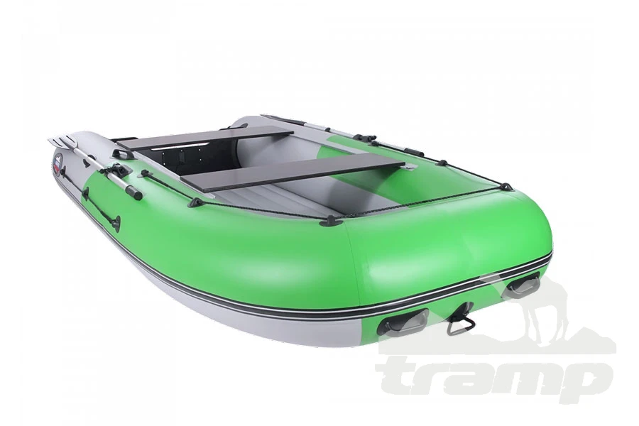 Лодки ПВХ Лодка Grouper GR 335W (кокпит 80 см) НДНД (серо - салатовый ) модель 2025 г