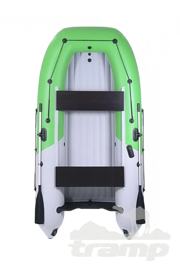 Лодки ПВХ Лодка Grouper GR 335W (кокпит 80 см) НДНД (серо - салатовый ) модель 2025 г