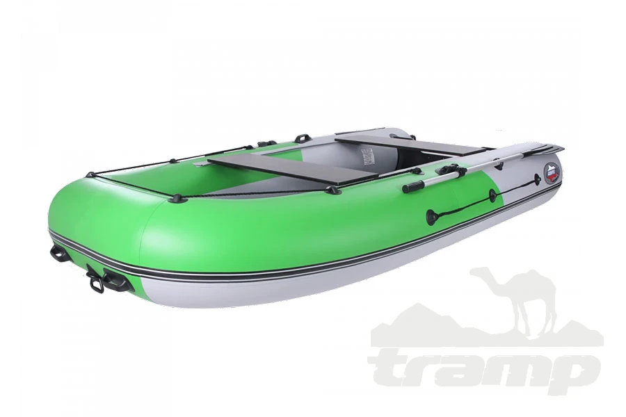 Лодки ПВХ Лодка Grouper GR 335W (кокпит 80 см) НДНД (серо - салатовый ) модель 2025 г