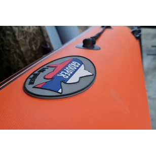 Лодка Grouper GR 350 НДНД (оранжево - черный ) модель 2025 г