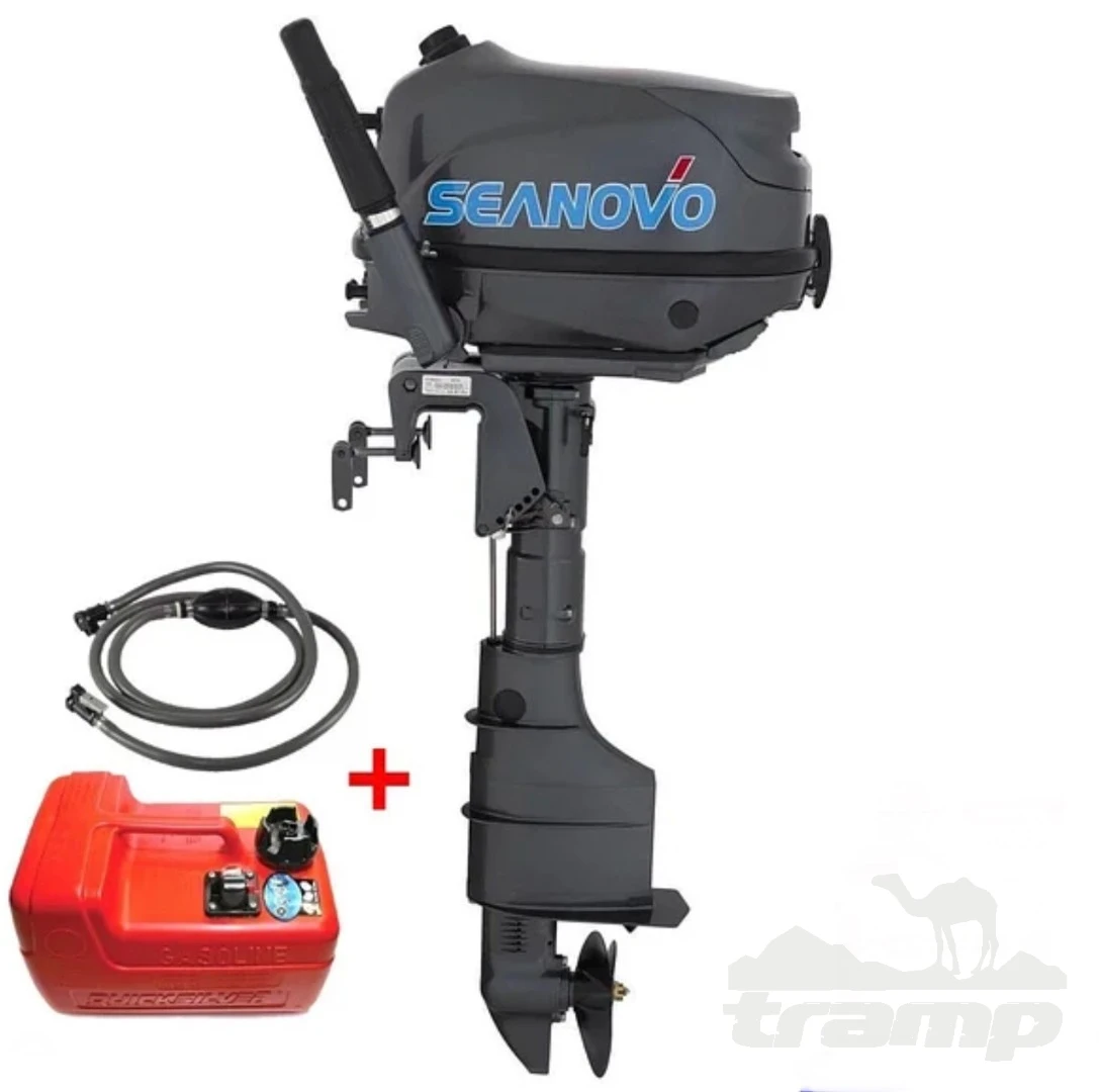 Лодочные моторы Лодочный мотор 4T Seanovo SNF 5 HAS Enduro (6 л.с) + Бак на 12 литров!