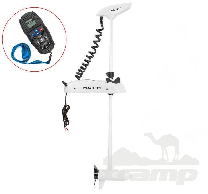 Лодочные моторы Лодочный электромотор Haibo iPenguin P65 Pro c GPS якорем (пульт Д/У)