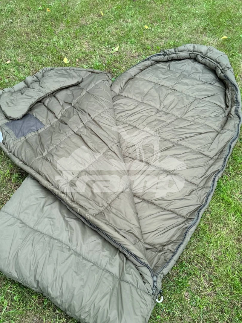 Спальные мешки Спальный мешок кокон Tramp Troll T-Loft Regular Olive (левый) 220*95*85 см (-25°C)