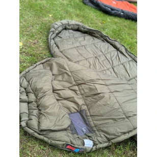 Спальный мешок кокон Tramp Troll T-Loft Regular Olive (левый) 220*95*85 см (-25°C)