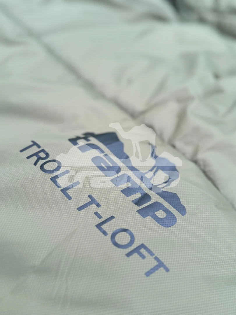 Спальные мешки Спальный мешок кокон Tramp Troll T-Loft Compact Olive (левый) 200*90*85 см (-25°C)