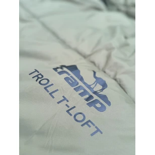 Спальный мешок кокон Tramp Troll T-Loft Compact Olive (левый) 200*90*85 см (-25°C)
