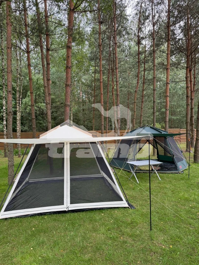 Шатрово-тентовая продукция Палатка-Шатер TRAMP Bungalow LUX Sand 3х3х2.25 м (V2)