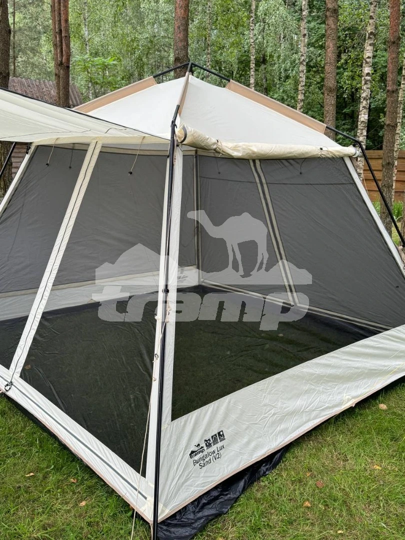 Шатрово-тентовая продукция Палатка-Шатер TRAMP Bungalow LUX Sand 3х3х2.25 м (V2)